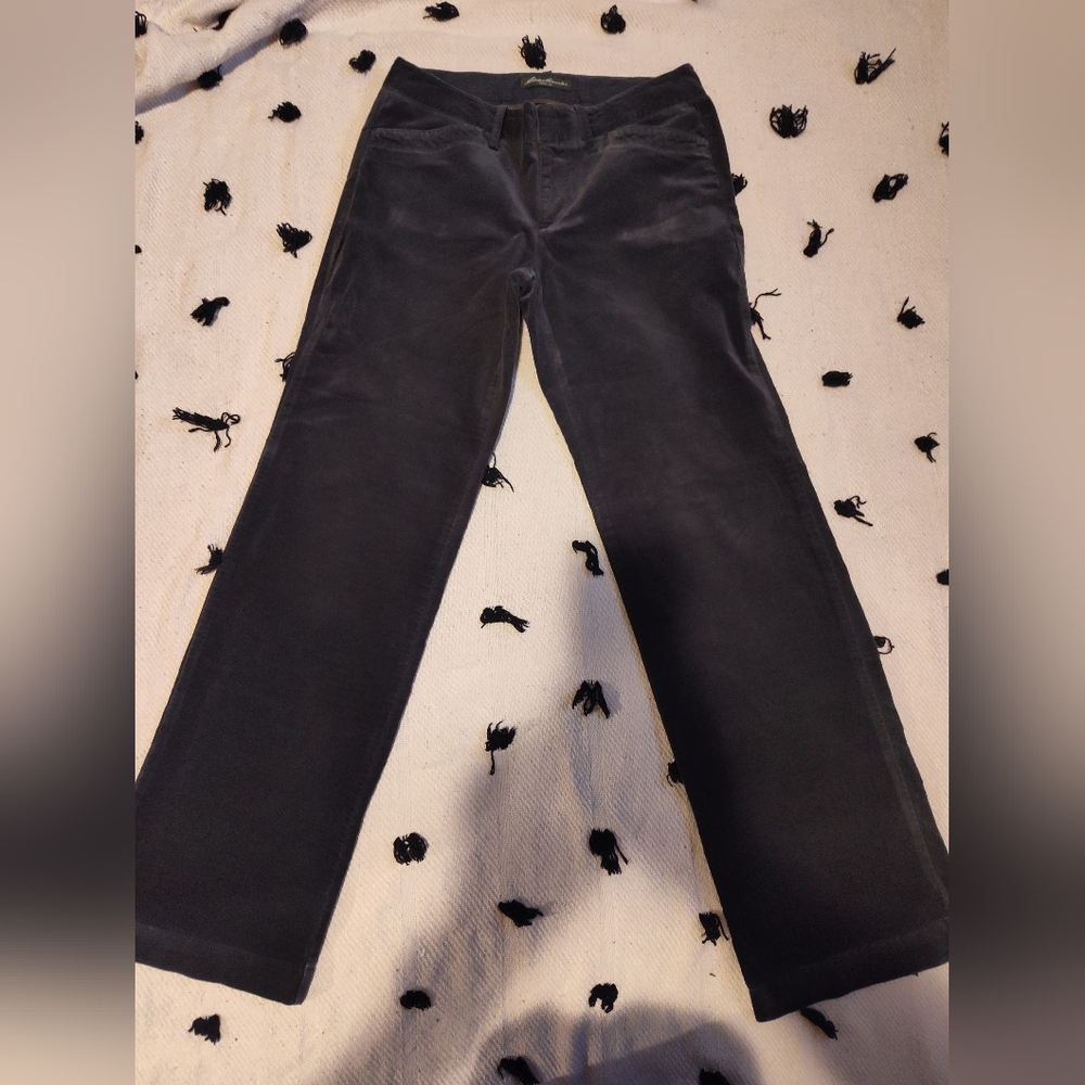 Eddie Bauer Velvet Chino Stylish Black Pants